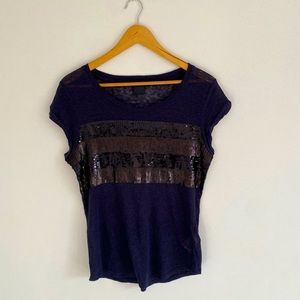 InWear sequinned T shirt, size S